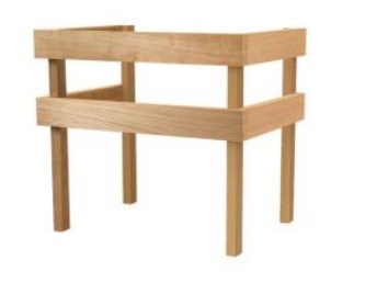 Thermory Sauna Ofenzaun Bausatz| Erle / Espe / Thermo Espe | 433 x 646 x 650 mm