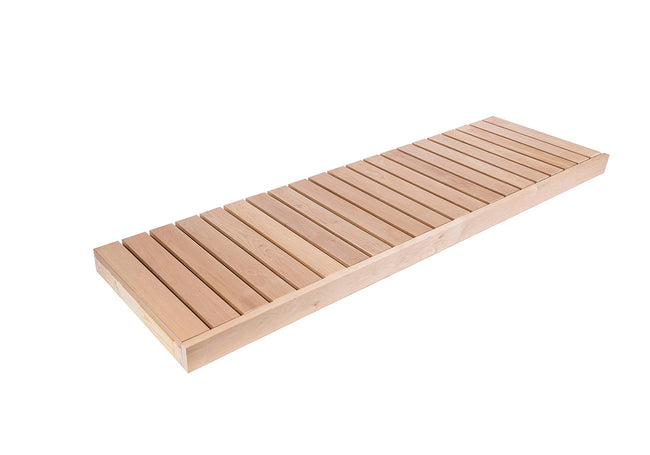 Thermory Sauna Bank Modul mit 140mm Frontcover | Erle / Espe / Thermo Espe | Größe wählbar