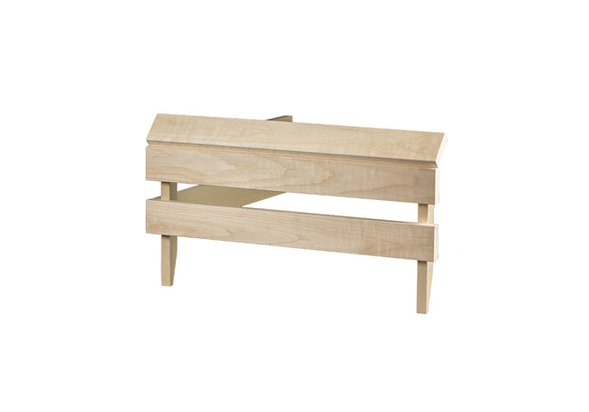 Thermory Sauna Ofenzaun Bausatz| Erle / Espe / Thermo Espe | 800 x 800 x 445 mm