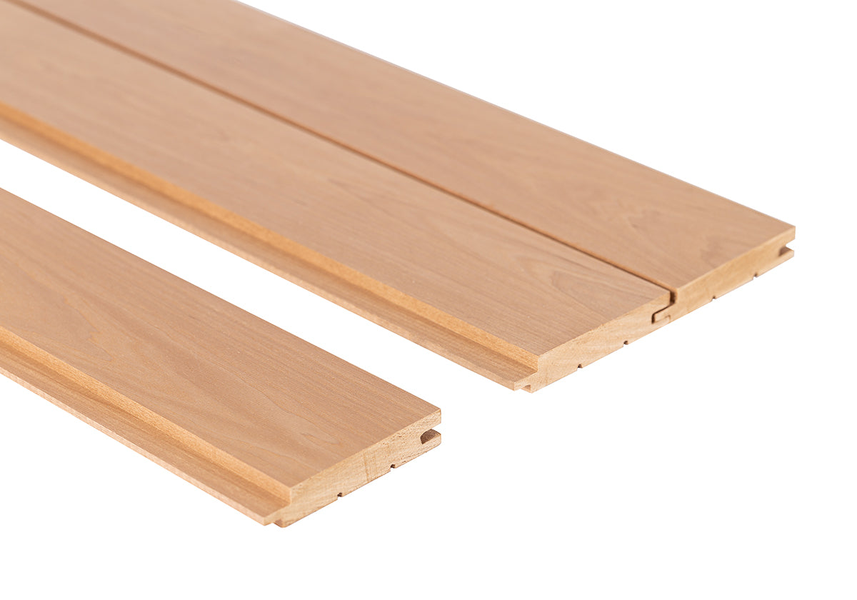 Thermory Sauna Profilholz Thermo Erle 15x90 mm | 1800 / 2100 / 2400 mm