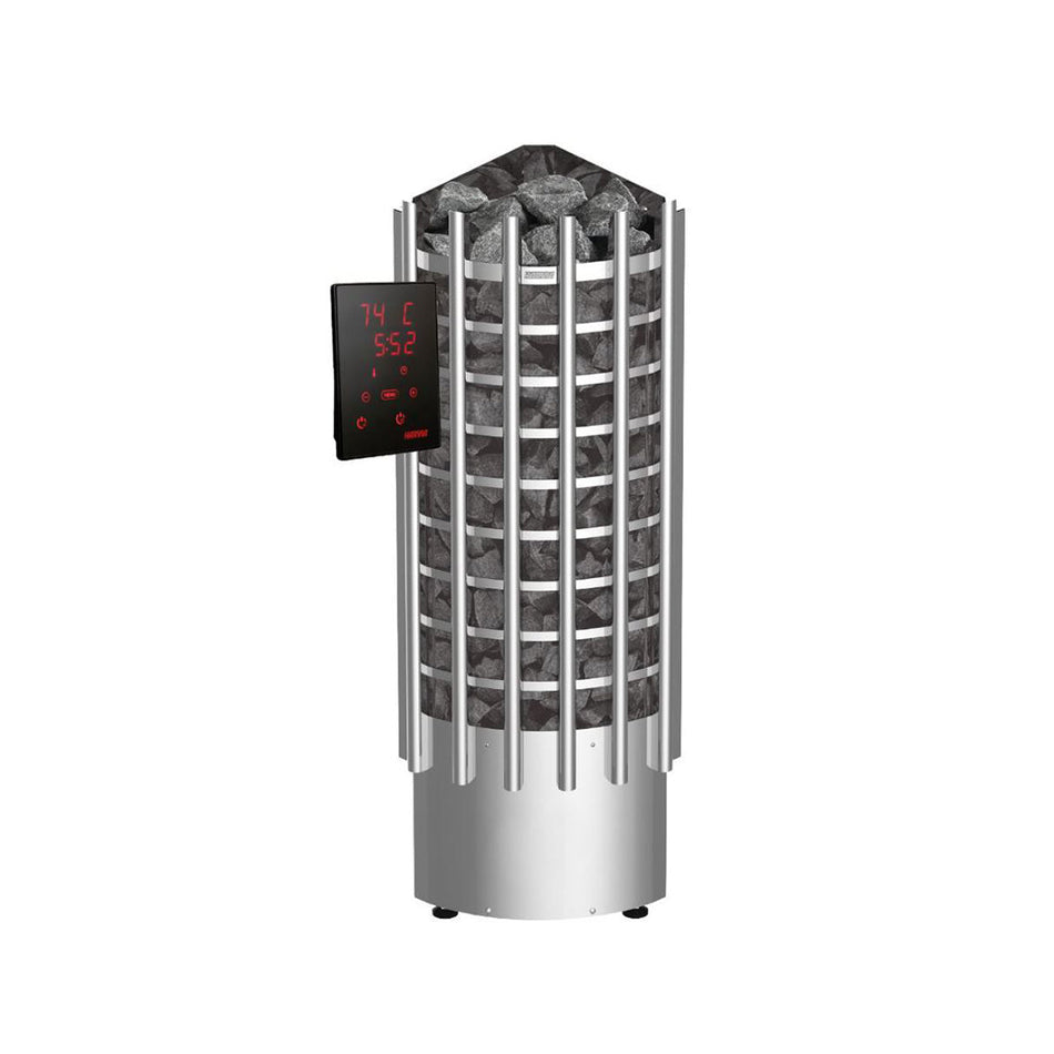 Harvia Glow Corner XE | Sauna Elektroofen mit Harvia CX110 Steuerung | 6.8 kW / 9 kW