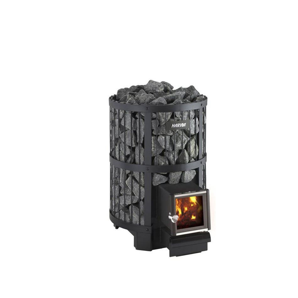 Harvia Legend 240 SL | außenbefeuerter Saunaofen Holz | erfüllt BimSchV Stufe 2 | 21 kW