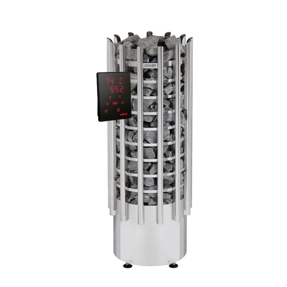 Harvia Glow XE | Sauna Elektroofen Steuerung über CX110 Bedienteil / Steuerung über App möglich | 6.8 kW / 9 kW