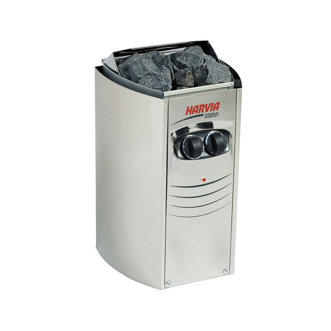 Harvia Vega Compact | Sauna Elektroofen mit integrierter Steuerung | 2.3 kW / 3.5 kW