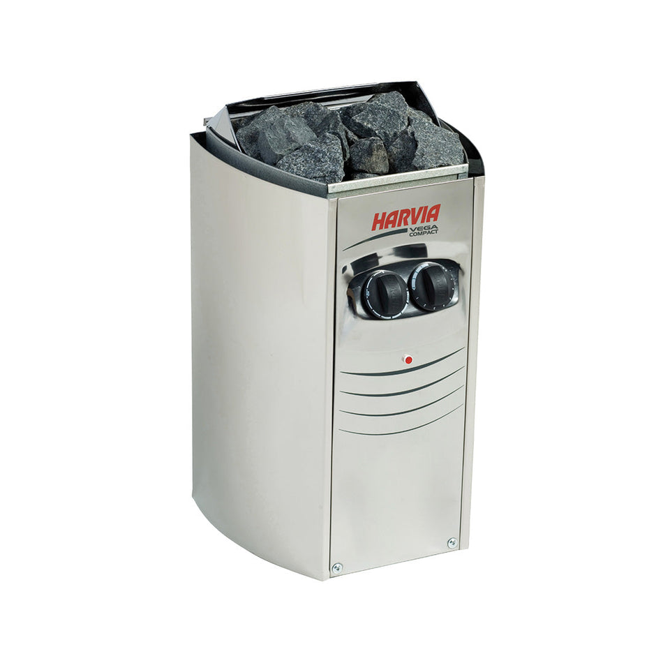 Harvia Vega Compact | Sauna Elektroofen mit integrierter Steuerung | 2.3 kW / 3.5 kW