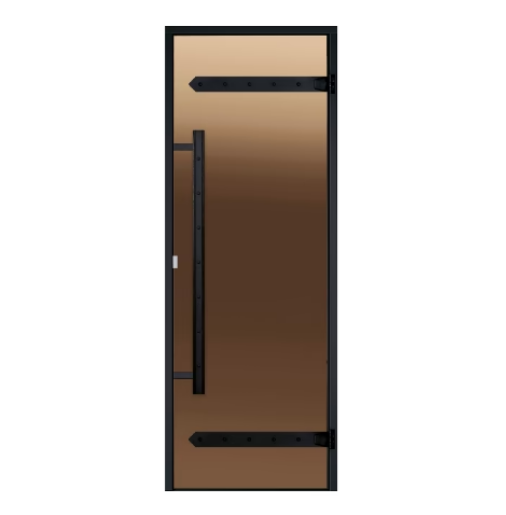 Harvia Legend Saunatür Black | Rahmen aus Aluminium oder Holz | Verschiedene Glasvarianten und Größen