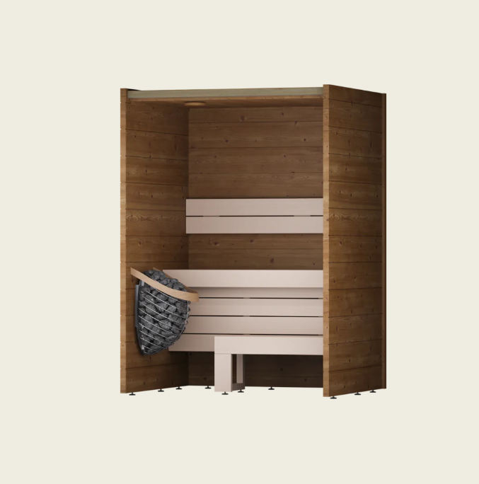 Leil® Como 180 | Design Sauna für den Innenbereich | 181 x 131 x 208 cm