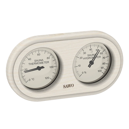 Sawo Thermo-Hygrometer Rounded Rectangle Espe 222-THA