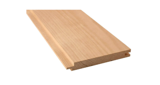 Thermory Sauna Profilholz Erle 15x120 mm | 1800 / 2100 / 2400 / 2700 mm | STS4 Profil