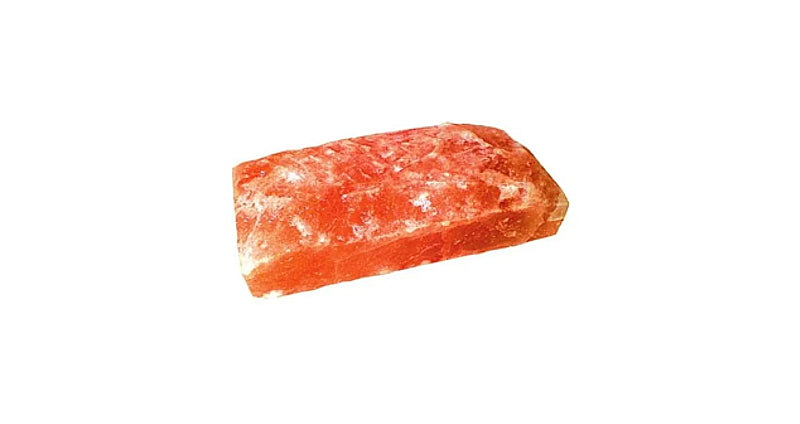 wellmia® Himalaya Salzstein raue Oberfläche | Salzziegel 20 x 10 x 5 cm (B x H x T) | für Sauna Salz Block | zum kleben