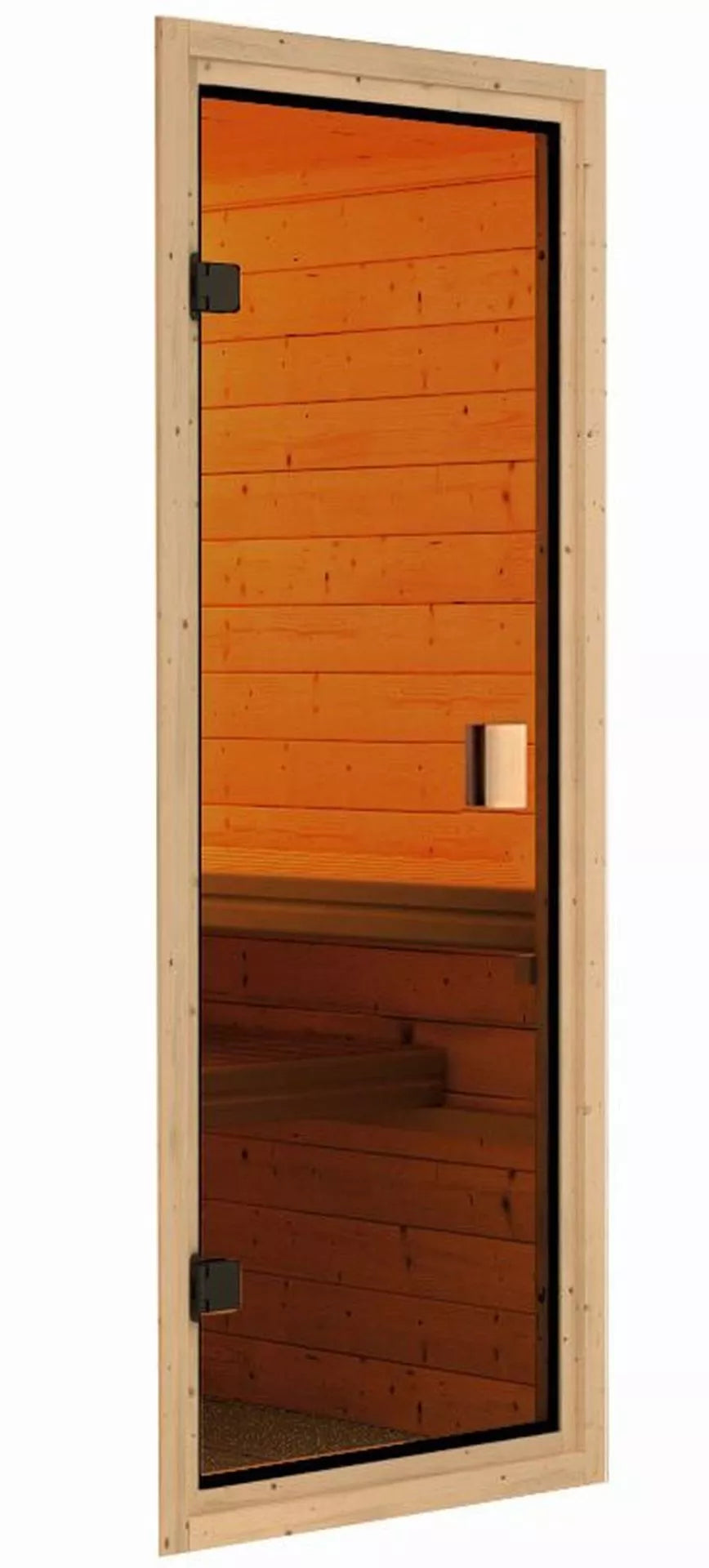wellmia® Mainburg Small | Sauna Gartenhaus Bausatz | Fichtenholz