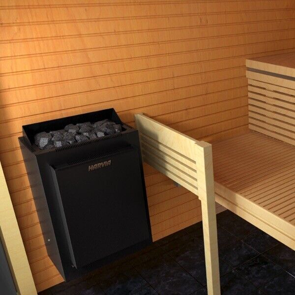 Harvia Combinator | Komplettset Sauna Combi Elektroofen mit Verdampfer Funktion - CX110C Bedienteil | 6 / 8 kW