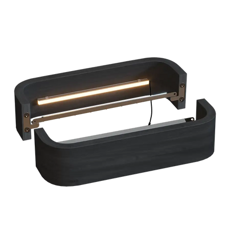 Sawo Curve LED Saunaleuchte Holz