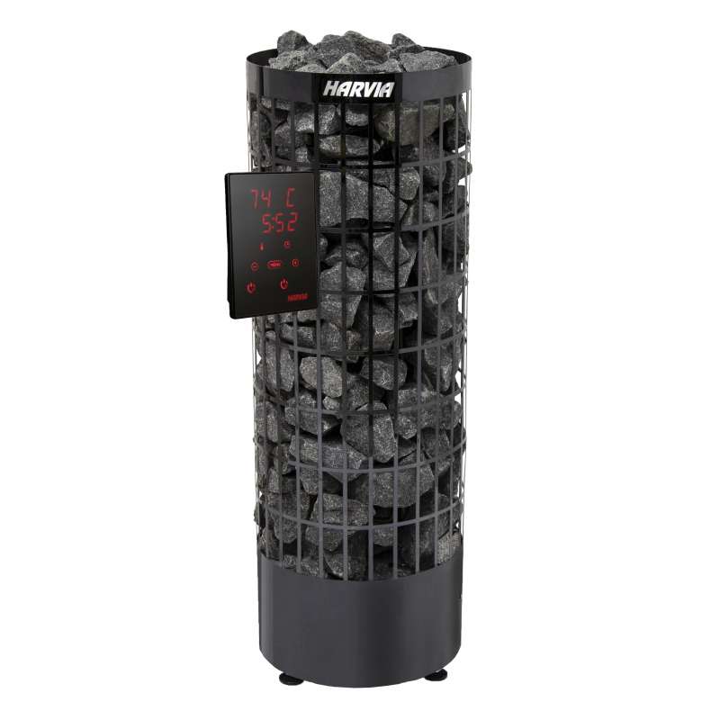 Harvia Cilindro XW | Elektro Saunaofen mit Harvia Xenio WiFi-Steuerung | 6,8 kW / 9 kW