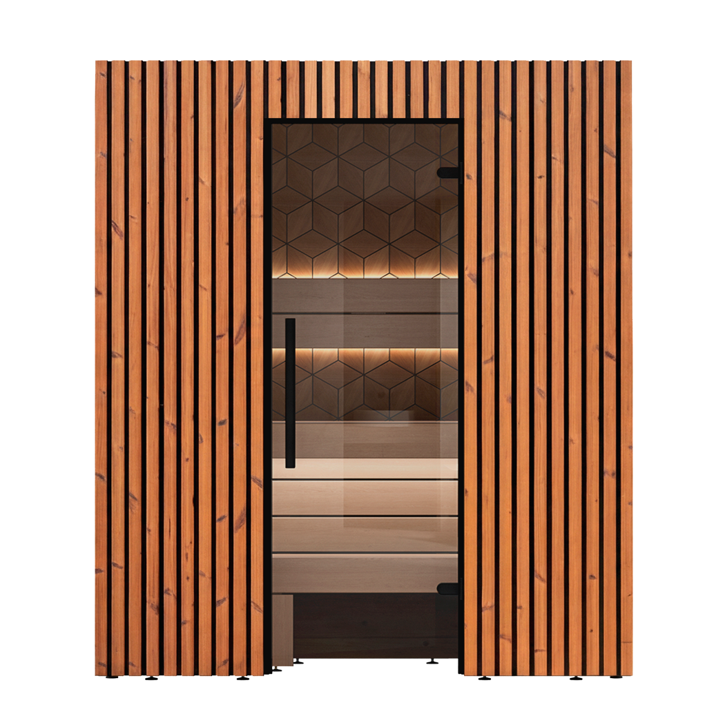 Leil® Como 180 | Design Sauna für den Innenbereich | 181 x 131 x 208 cm