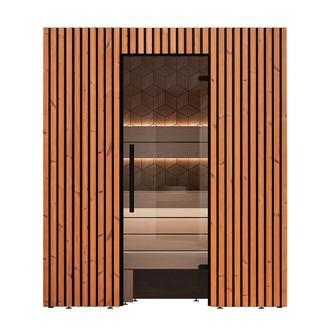 Leil® Como 180 | Design Sauna für den Innenbereich | 181 x 131 x 208 cm