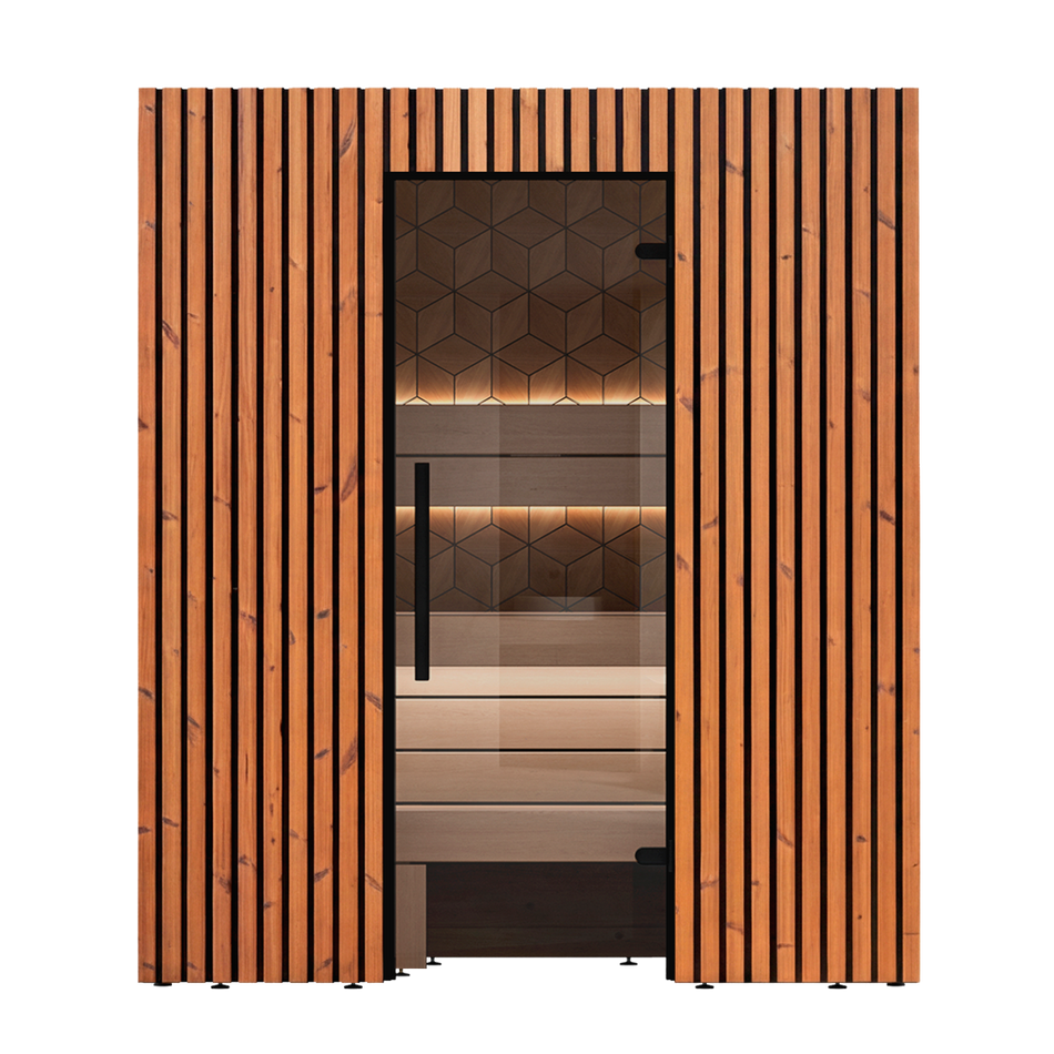 Leil® Como 180 | Design Sauna für den Innenbereich | 181 x 131 x 208 cm