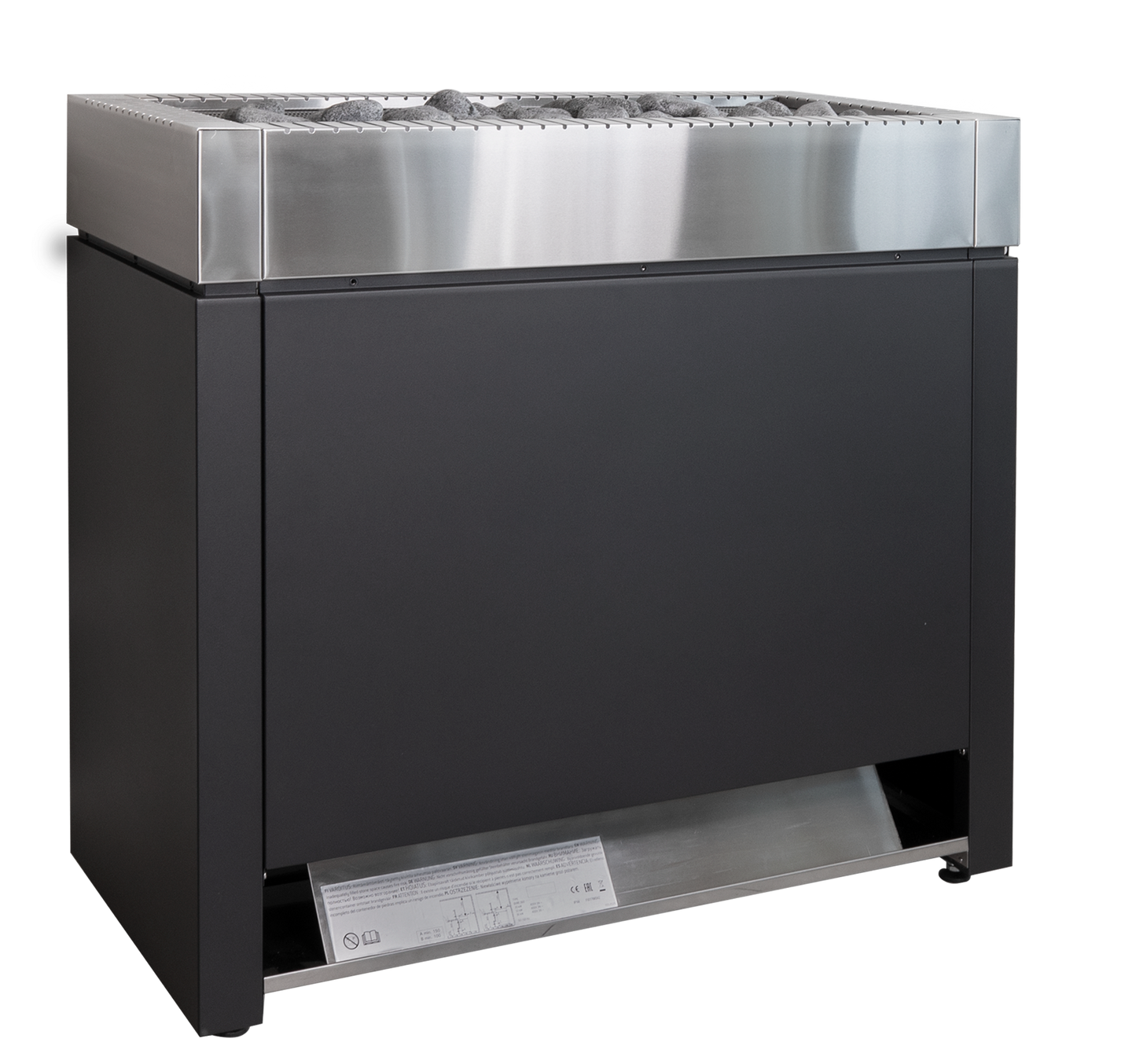 Harvia Qube Pro | Saunaofen Elektroofen gewerblich benötigt separate Steuereinheit  | 24 kW/ 36 kW