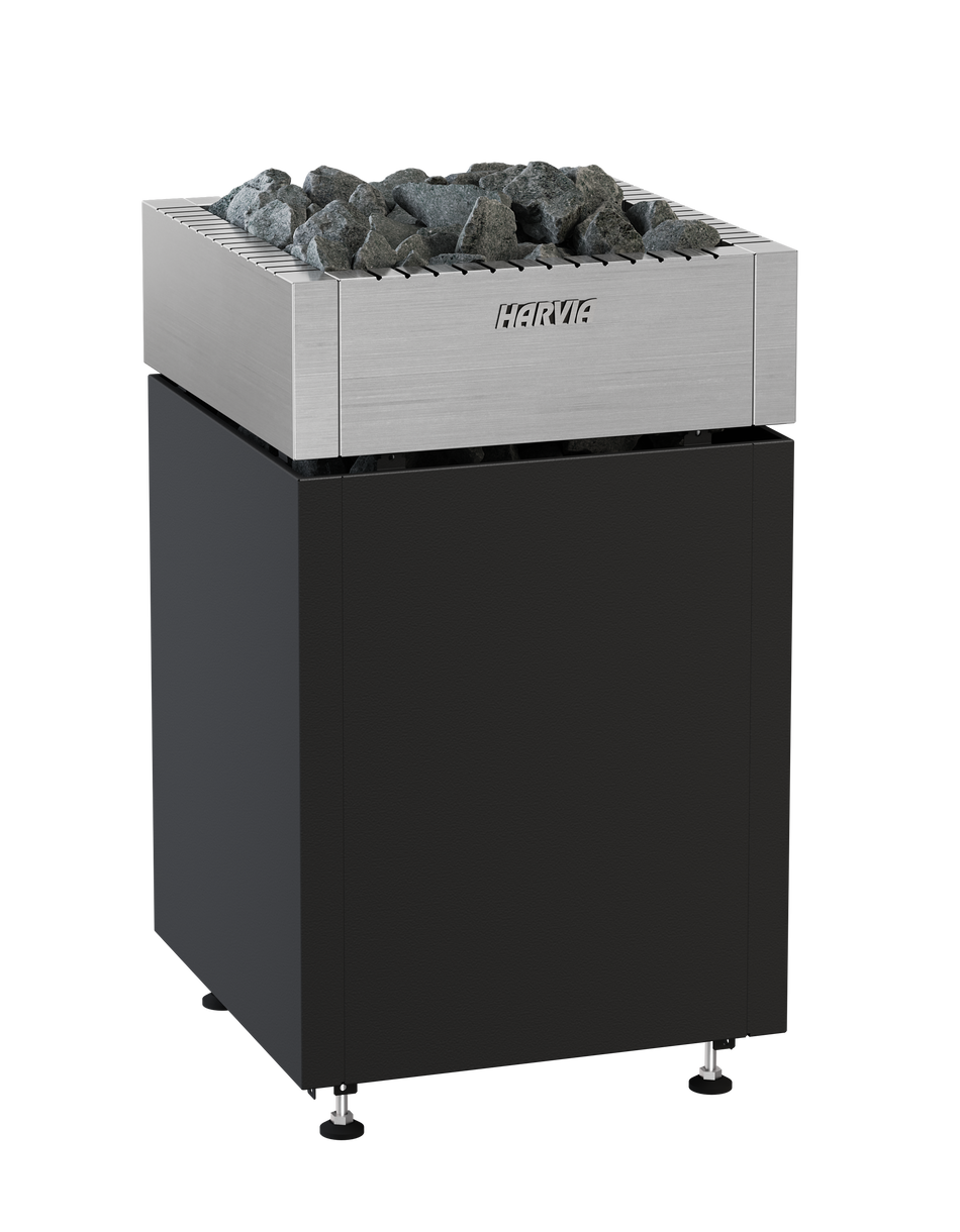 Harvia Qube | Saunaofen Elektroofen benötigt separate Steuereinheit  | 9 kW/ 10.5 kW/ 12 kW/ 15 kW