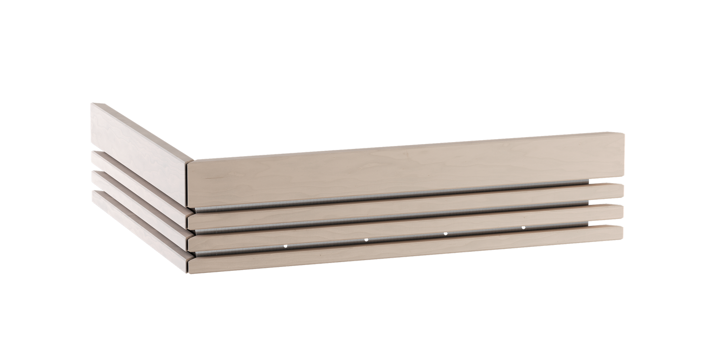 Harvia Qube Schutzreling | versch. Modelle | Linde/ Walnuss