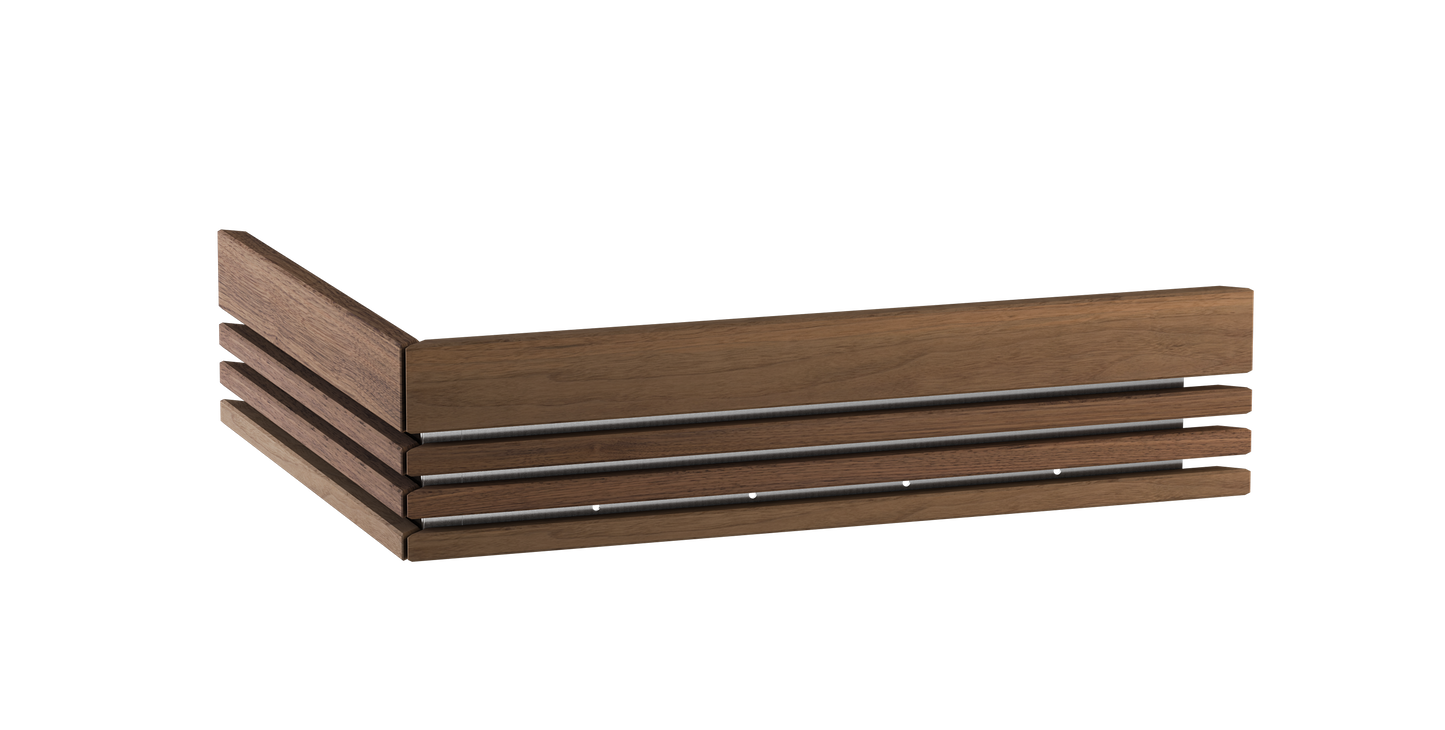 Harvia Qube Schutzreling | versch. Modelle | Linde/ Walnuss