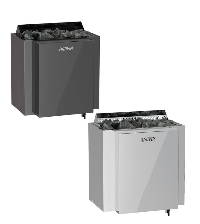 Harvia Qubic Combi | Sauna Combi/ Bi-O Elektroofen benötigt externe Steuerung | 6 kW / 9 kW