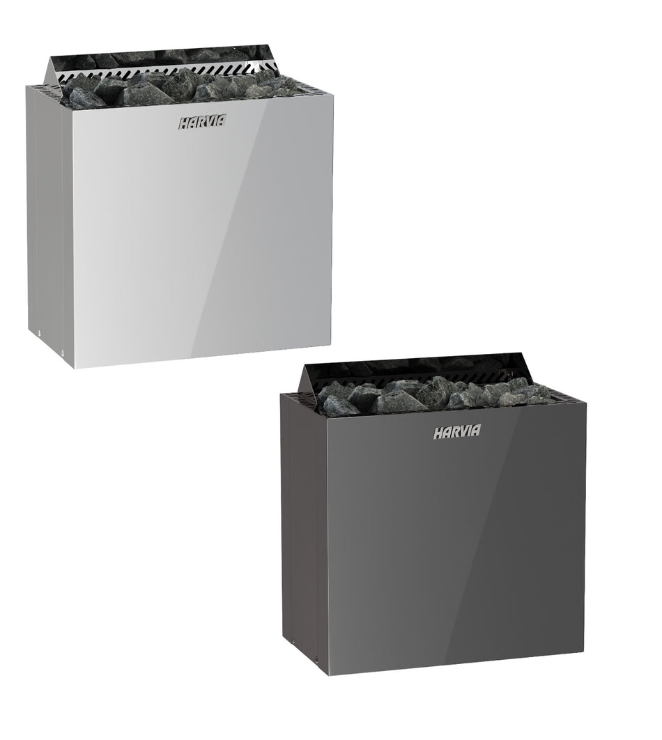 Harvia Qubic E | Sauna Elektroofen benötigt externe Steuerung | 4,5 kW / 6 kW / 7,5 kW / 9 kW