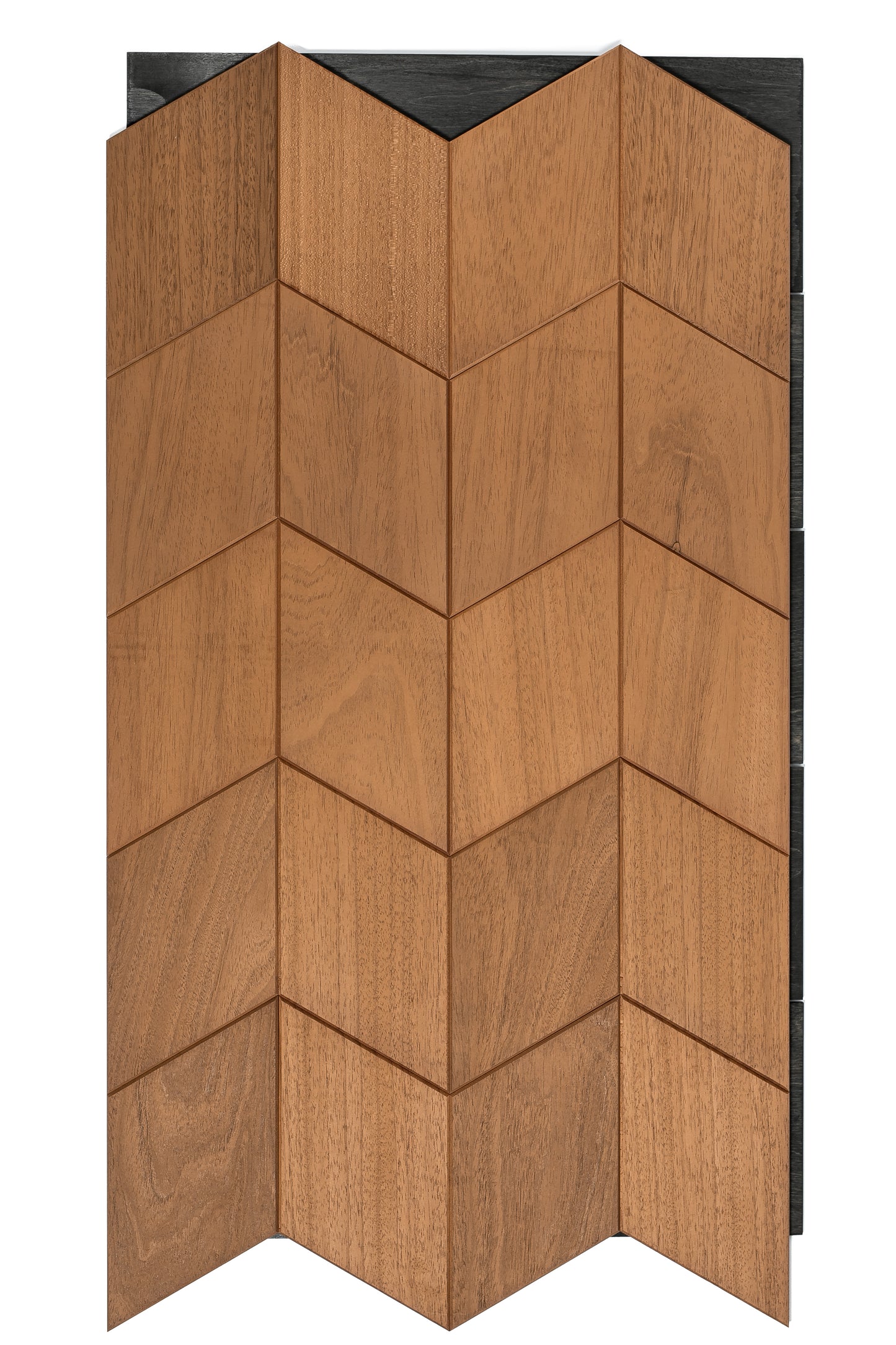 wellmia® Athena Thermo | Sauna Dekopaneel für die Wand und Decke | Thermo Abachiholz | 0,85 m2