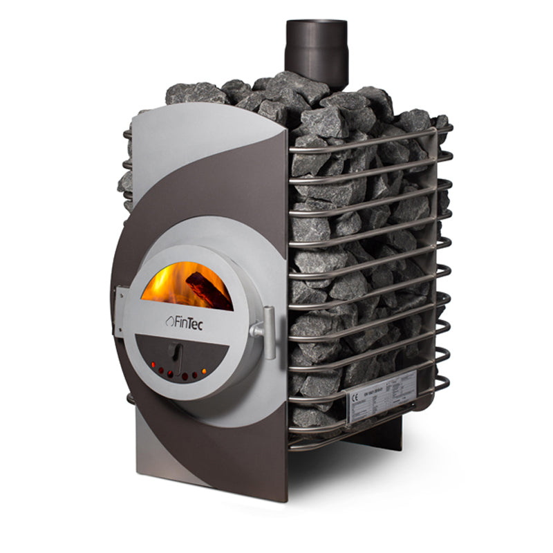 FinTec LORA Swing | Saunaofen Holz mit BimSchV 2 innenbefeuert | 14.6 kW