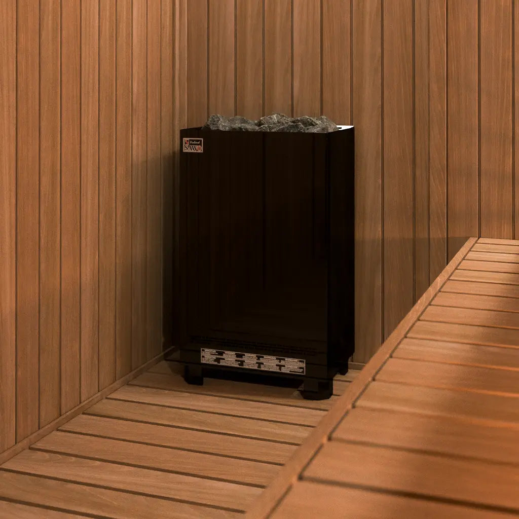 Sawo Nordex S Black | Sauna Elektroofen externe Steuerung notwendig | 6 kW / 9 kW