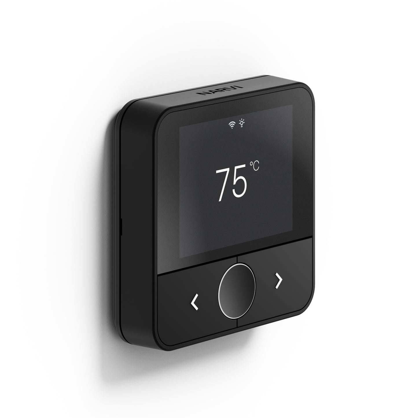 Narvi Saana Wifi | Saunaofen mit Narvi Flow Steuerung über Bedienteil und App | Edelstahl / Schwarz beschichtet | 6.8 kW / 9 kW