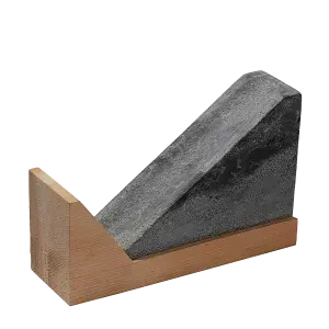 Sawo Kivistone Weinkühler Speckstein mit Holzhalter Zeder