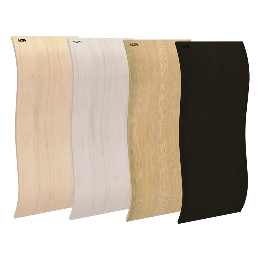 Sawo Wave Sauna Rückenlehne 34 × 84,5 cm