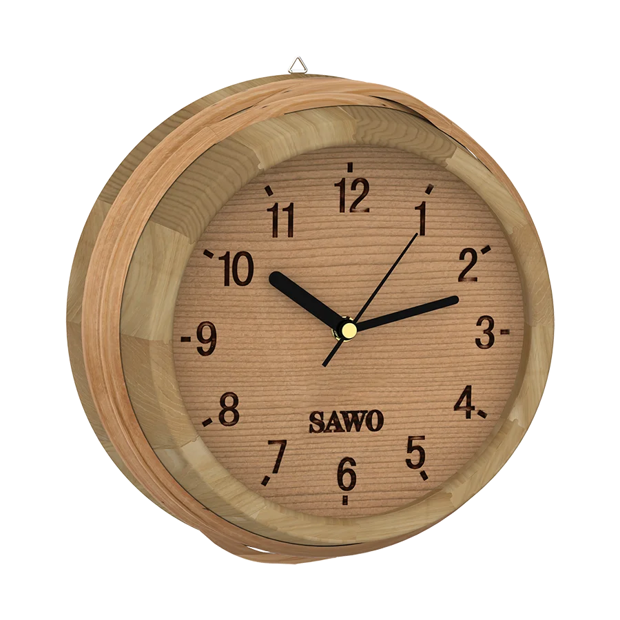 Sawo Saunauhr im Kübel-Design Zeder 530-D