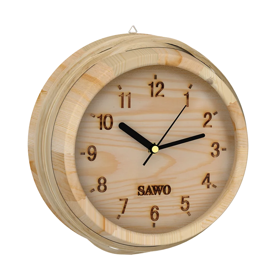 Sawo Saunauhr im Kübel-Design Hemlock 530-H