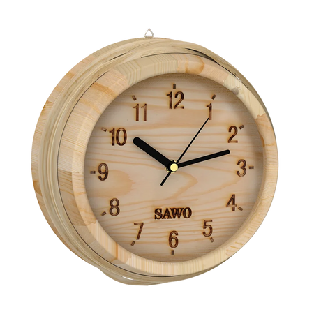 Sawo Saunauhr im Kübel-Design Hemlock 530-H