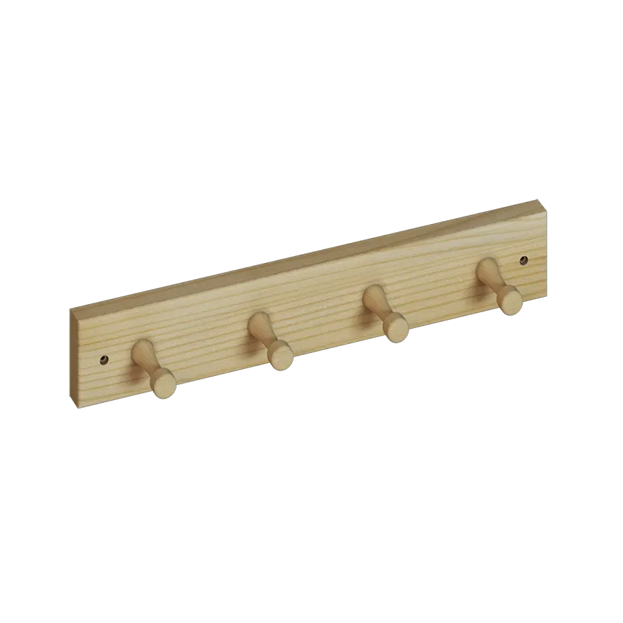 Sawo Sauna Kleiderhaken Holz