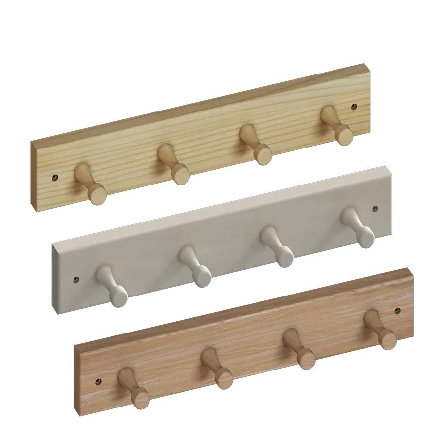 Sawo Sauna Kleiderhaken Holz
