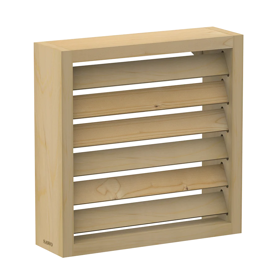 Sawo Sauna Lampenschirm eckig Holz