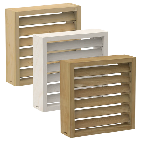 Sawo Sauna Lampenschirm eckig Holz