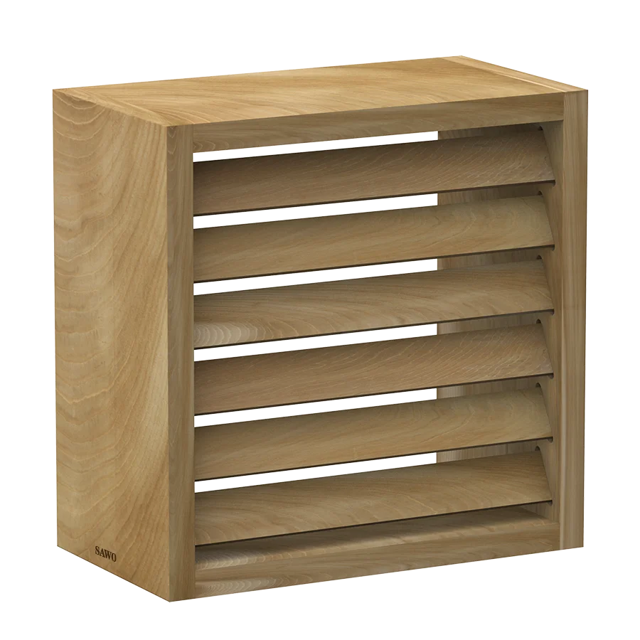 Sawo Sauna Lampenschirm eckig Holz