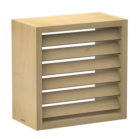 Sawo Sauna Lampenschirm eckig Holz