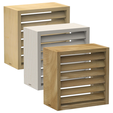 Sawo Sauna Lampenschirm eckig Holz