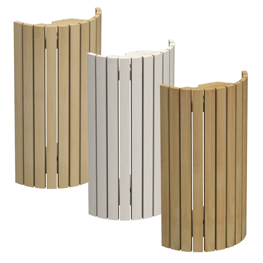 Sawo Sauna Lampenschirm Lamellen für Ecke & Wand