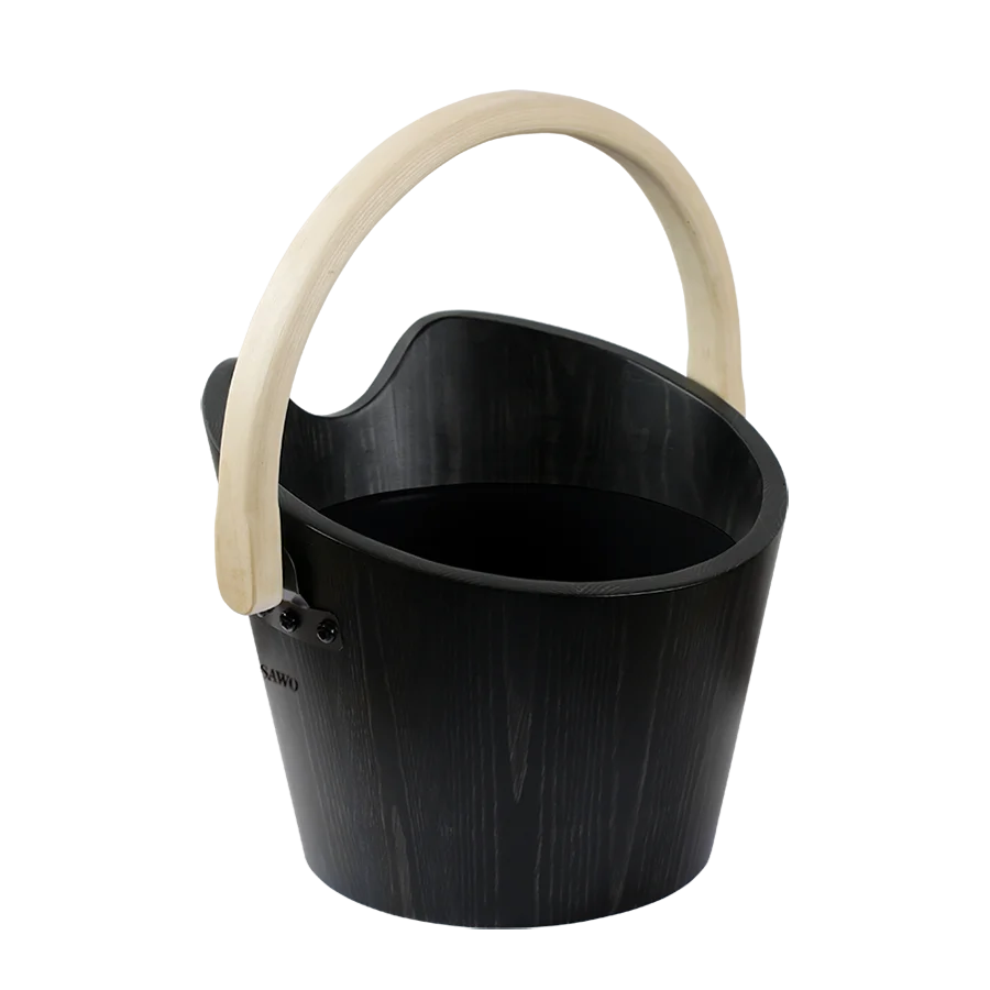 Sawo Lovi Saunakübel 4 L Schwarz 346-BL