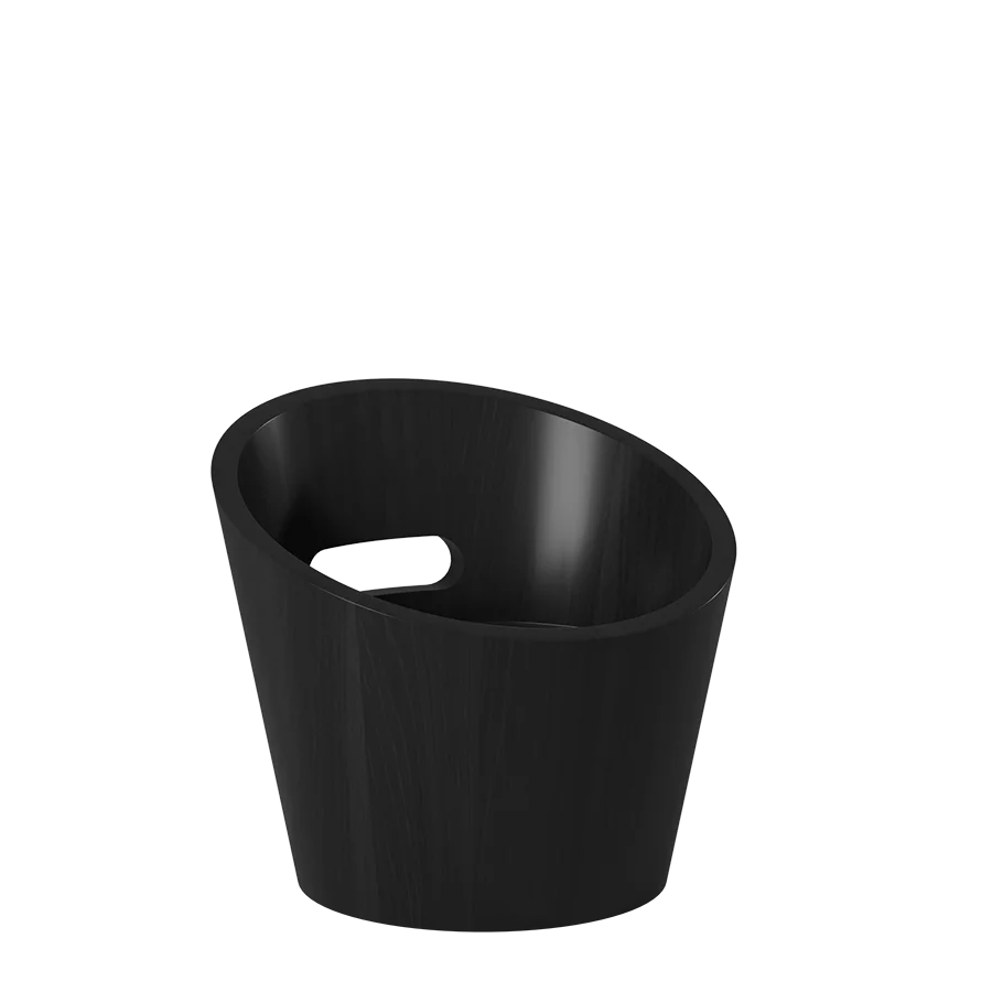 Sawo Kanto Saunakübel 4 L Schwarz 347-BL