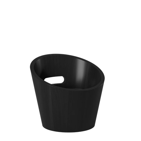 Sawo Kanto Saunakübel 4 L Schwarz 347-BL