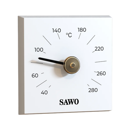 Sawo Kanto Saunathermometer Weiß 104-TWH