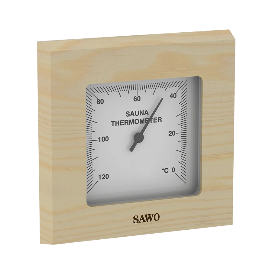 Sawo Saunathermometer Square Hemlock 223-TH