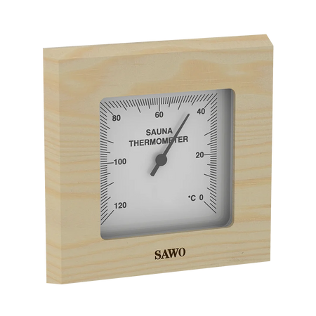 Sawo Saunathermometer Square Hemlock 223-TH